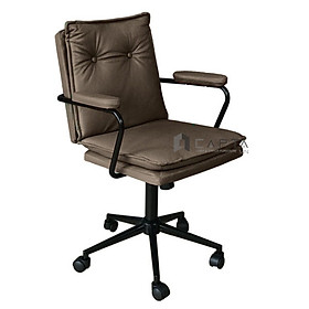 Mua Ghế xoay bọc nệm pvc mềm màu xám CE1008-P Nội thất Capta Ghế nệm PVC mềm khung sắt sơn tĩnh điện màu đen tại ofice chair