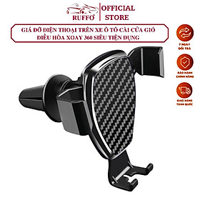 Mua Giá Đỡ Kẹp Điện Thoại Di Động Thông Minh Trên Ô Tô Gắn Cửa Gió Điều Hòa Kiểu Dáng Sang Trọng - Phụ Kiện Xe Hơi Ruffo