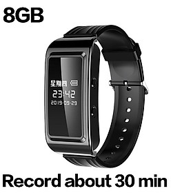 Trustdii HD 1080p Mini Camera Vòng đeo tay thông minh Ghi âm Video Ghi lại Video Máy quay vòng tay Máy ảnh Máy quay vòng tay Audio Sport DVR Watch Màu sắc: 8g 30 phút