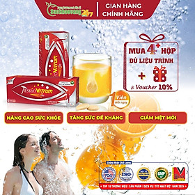Viên nén sủi JESKYOVITRUM C1000 tăng cường sức khỏe, nâng cao sức đề kháng, giảm mệt mỏi - Hộp 10 viên