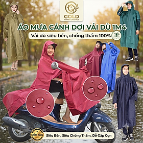 Áo mưa cánh dơi vài dù siêu bền (loại dày 1.4m) - Giao màu ngẫu nhiên