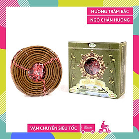 Mua Hộp nhang khoanh trầm bắc Ngộ Chân Hương cực thơm  siêu sạch  an toàn - Hộp 20 khoanh vòng trầm bắc - Loại cao cấp