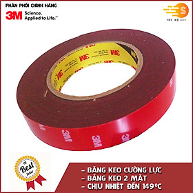 Băng keo cường lực 3M 4229P (Đỏ) 24mmx10m