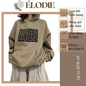 Áo Hoodie Nỉ Bông Dày Dặn Unisex Cho Cả Nam Và Nữ Phong Cách Ulzzang