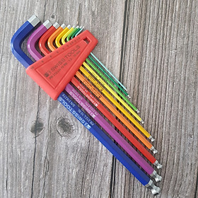Mua Bộ Lục Giác Rainbow Đầu Bi 9 Chi Tiết PB Swiss Tools PB 212.LH-10 RB Sản Xuất Tại Thụy Sỹ