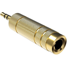 Headset 3.5 to 6.5 Converter 3.5mm Male to 6.5mm Female Jack Plug Microphone MIC Audio Adapter for PC Phone Stereo