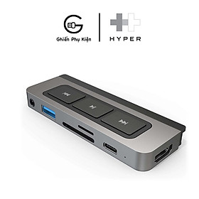 Mua Cổng Chuyển IPAD HYPERDRIVE MEDIA 6-IN-1 HDMI 4K/60HZ USB-C HUB ĐA PHƯƠNG DIỆN ĐẦU TIÊN TRÊN THẾ GIỚI - Hàng Chính Hãng