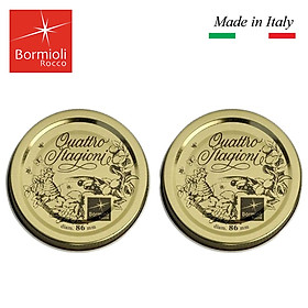 Combo 2 nắp hũ thủy tinh Quattro - Bormioli Rocco - đường kính 86mm