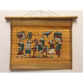 Tranh dân gian Đông Hồ dán mành ( 32x45cm)