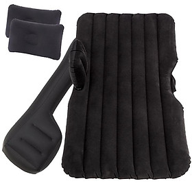 Giường hơi, Nệm hơi ô tô cao cấp phủ vải nhung thích hợp cho các chuyến dã ngoại và nghỉ ngơi trên xe hơi