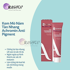 Hình ảnh Kem mờ nám tàn nhang Achromin Anti Pigment - mẫu mới nhất