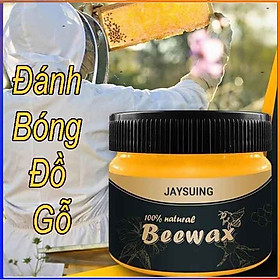 Sáp Ong Dưỡng Gỗ Nguyên Chất – Giúp Bề Mặt Gỗ Bóng Mịn, Chống Bụi, Chống Nước