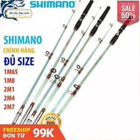 Cần câu cá Shimano 2 khúc đặc trong suốt tải cá 10kg