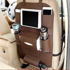 Túi đựng đồ 8 ngăn treo sau ghế ô tô da PU sang trọng Z915