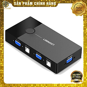 Mua Bộ KVM Switch USB Ugreen 30357 - 2 máy tính chung 1 màn hình cao cấp - Hàng Chính Hãng