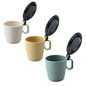 Combo 03 Cốc súp uống nước có nắp Inomata - Nội địa Nhật Bản