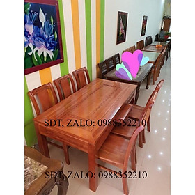 Mua Bàn ghế ăn bằng gỗ xoan đào tự nhiên 100% (hàng kỹ)