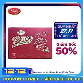 Thùng 48 chiếc Bánh trứng tươi chà bông Karo Richy