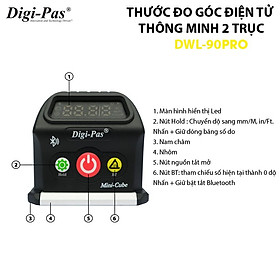 Mua Thước Thủy Đo Góc Thông Minh Digipas DWL-90Pro