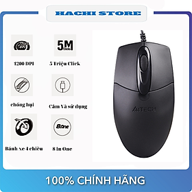 Chuột có dây a4tech op-720 1000 dpi - hàng chính hãng