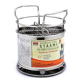 Ống đũa inox cao cấp kèm khay hứng kiểu Hàn Quốc ST-462