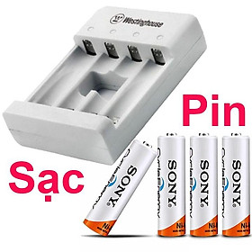 Mua Bộ Sạc Pin và Pin Sạc AA - AAA  SONY  WESTINGHOUSE