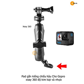 Mua Gopro gắn kiếng chiếu hậu xoay 360 độ kim loại + nhựa