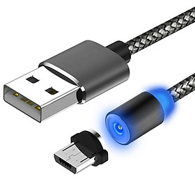 Cáp nam châm MICRO USB xoay 360 độ, tự kết nối điện thoại