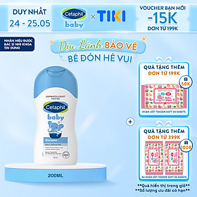 Dầu gội dịu lành cho bé Cetaphil Baby Shampoo 200ml