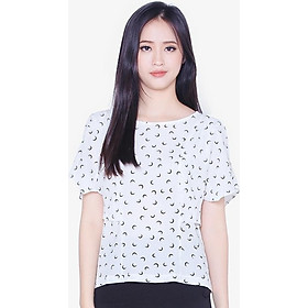 Áo Kiểu Họa Tiết Tay Ngắn The One Fashion ADD1123