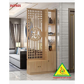 Mua Vách ngăn phòng khách nhà bếp  Tủ kệ vách ngăn phòng 3VTK05 - Nội thất lắp ráp Viễn Đông ADV