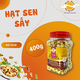 Hạt sen sấy giòn Hodi- NaVi hũ quai xách 400g