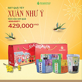 Set quà tết Xuân Như Ý Nonglamfood Quà tết cao cấp Xuân Giáp Thìn cho