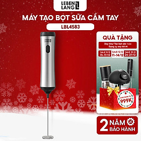 Mua Máy đánh bọt cafe cầm tay Lebenlang LBL4583  sạc điện nhỏ gọn tiện lợi  công suất 10W bảo hành 2 năm - hàng chính hãng