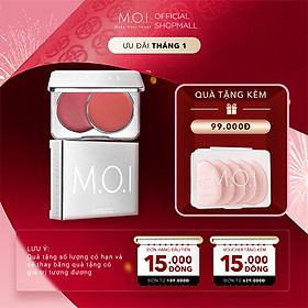 Má hồng kem 2 màu MOI Dual Cream Blusher 8 gram