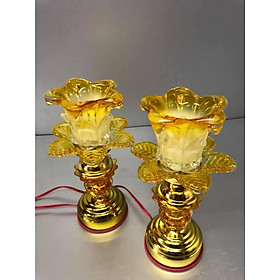 Mua Đèn thờ thuỷ tinh cánh sao bóng led