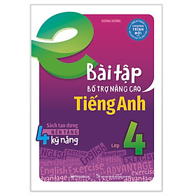 Ảnh bìa Bài tập bổ trợ nâng cao Tiếng Anh lớp 4