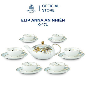 Mua Bộ trà elip 0.47 L  Anna IFP An Nhiên Sứ cao cấp Minh Long