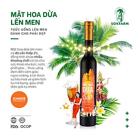 Cider mật hoa dừa Sokfarm - Thức uống lên men dành cho phái đẹp