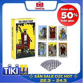 Bộ bài bói Tarot The Deck xem vận mệnh tặng túi đựng bài