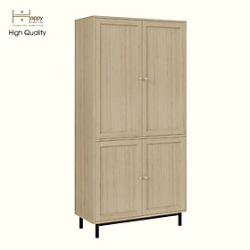 Mua  Happy Home Furniture  CATY  Kệ sách 5 tầng 2 cửa mở - chân sắt  90cm x 39cm x 180cm ( DxRxC)  KSA_055