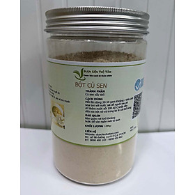 Bột củ sen nguyên chất - Bột nghiền trực tiếp từ củ sen - Dữ lại 100% dưởng chất từ củ sen ( Hủ 200gr)