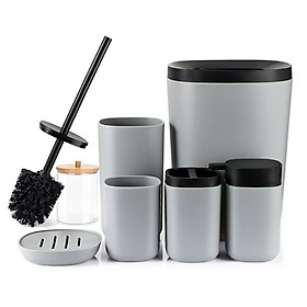 Mua Bộ dụng cụ phòng tắm 6 chi tiết DUFU màu xám Made in Germany Hàng Chính Hãng