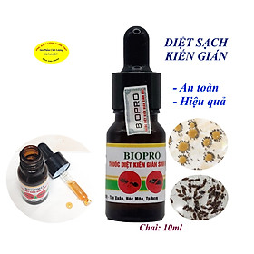 Thuốc diệt kiến gián sinh học BioPro Chai 10ml Dạng nhỏ giọt đậm đặc Giúp