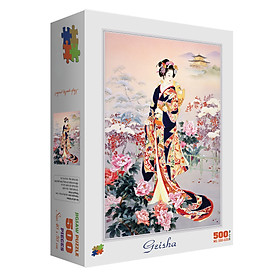 Bộ tranh xếp hình cao cấp 500 mảnh ghép – Geisha