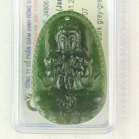 Tượng Phật Ngọc Bích - Tượng Phật Phong Thủy - Đá Phong Thủy Ngọc Bích - Như lai đại nhật J48061
