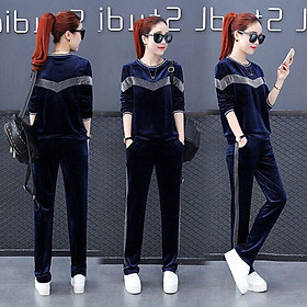 Set Đồ Bộ Nhung Lụa - KT2376
