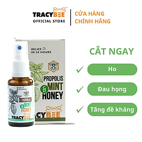 Keo Ong Propolis vị bạc hà hỗ trợ ngăn ngừa ho, viêm họng ở người lớn