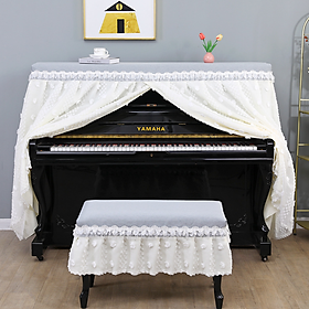 Mua Khăn phủ đàn piano phong cách Hàn quốc hiện đại sang trọng phủ kín toàn bộ đàn chống bụi chống xước - Hàng chính hãng