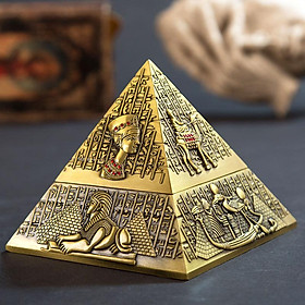 Tượng và các trang trí khác Cendrier Pyramid trong Kim loại kiểu retro với trang trí nội thất và ngoại thất của Waller Creative và thiết thực (đồng) 131312cm 1